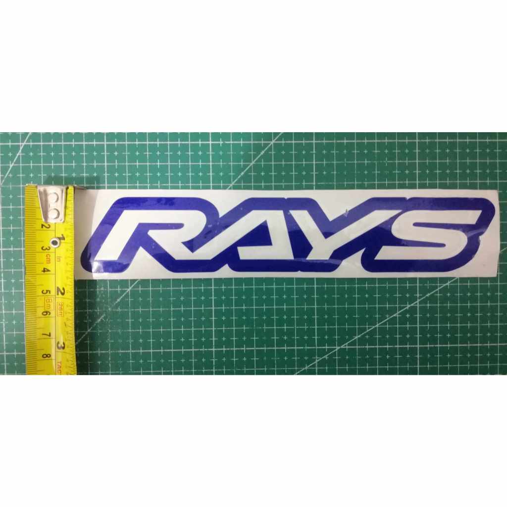 RAYS logo sticker ( 200mm) | Shopee Philippines