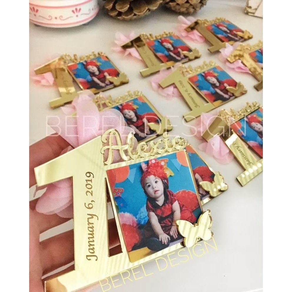 Souvenir Ref Magnet Photo Frame 1 Acrylic Mirror 1 | Shopee Philippines