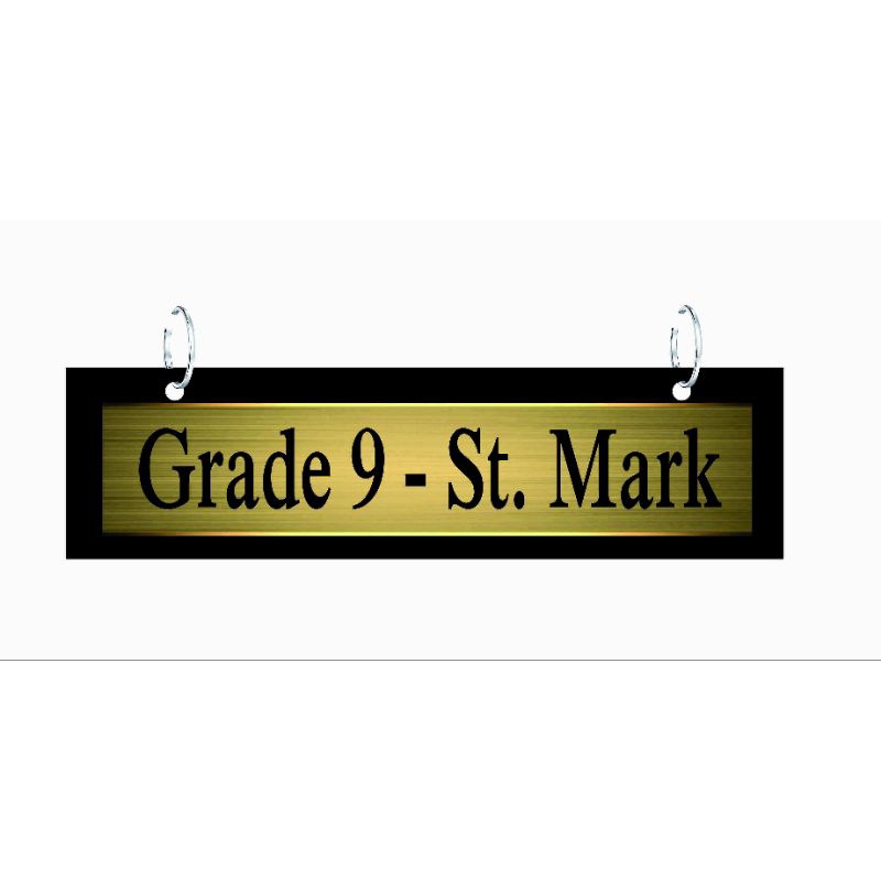 Small acrylic signage for class program holder | Shopee Philippines