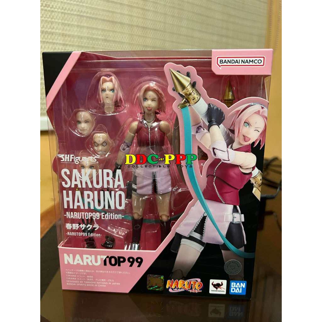 Bandai Tamashii Nations S.H.Figuarts Naruto - Sakura Haruno NARUTOP99 Edition, Action Figure Ufficiale 15cm, Con Accessori