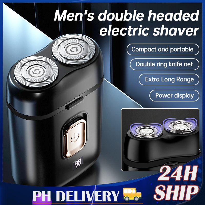 Portable razor Double head electric razor Charger Rechargeable razor ...