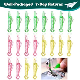 10PCS Auto Needle Threader Plastic Sewing Needle Insertion Tool Elderly ...