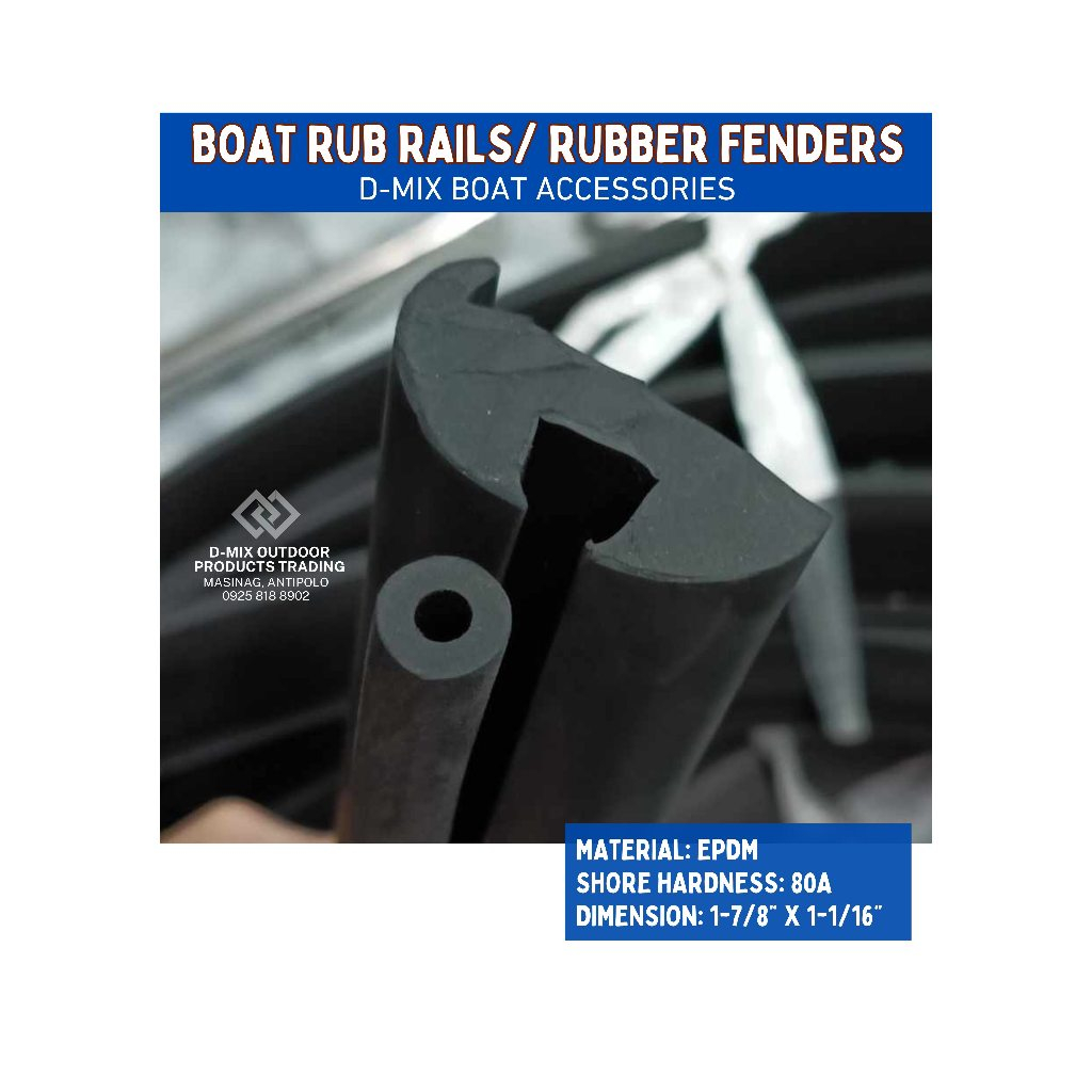 D-MIX BOAT RUB RAILS / EPDM BOAT RUBBER FENDERS / RUB RAILS / BOAT ...