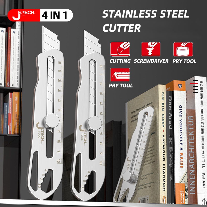Heavy Duty 18mm Multifunctional blade Paper cutter Stainless Steel ...