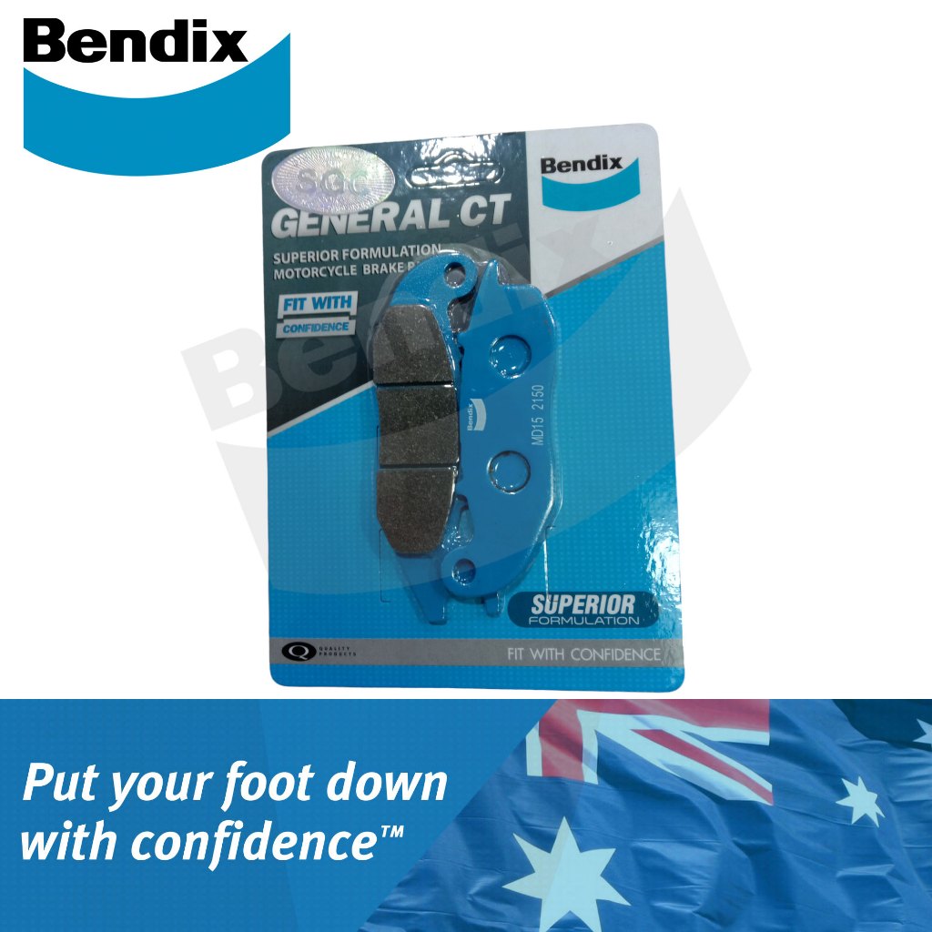 Bendix Motorcycle Brake Pads Front for Honda Wave 125, RS 125, CB150R ...