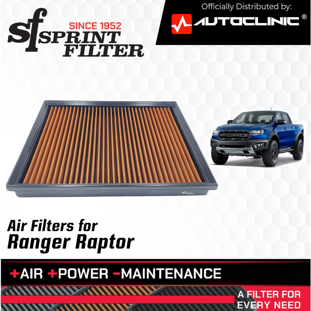 Sprint Filter P08 for Ford Ranger Raptor 2.0 Bi-Turbo 2018 - 2022 ...
