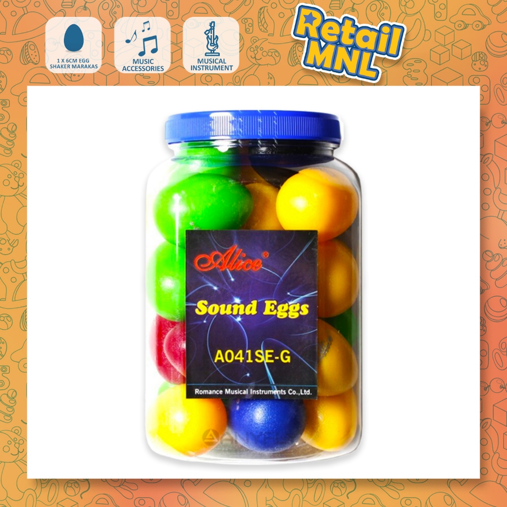 Retailmnl Alice Musical Egg Shaker Marakas Percussion Music Instrument ...