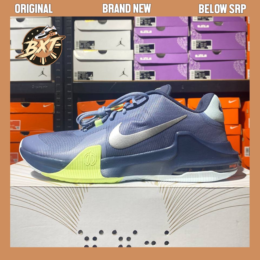 Original & Brand New Air Max Impact 4 Basketball Shoes for Men Ashen