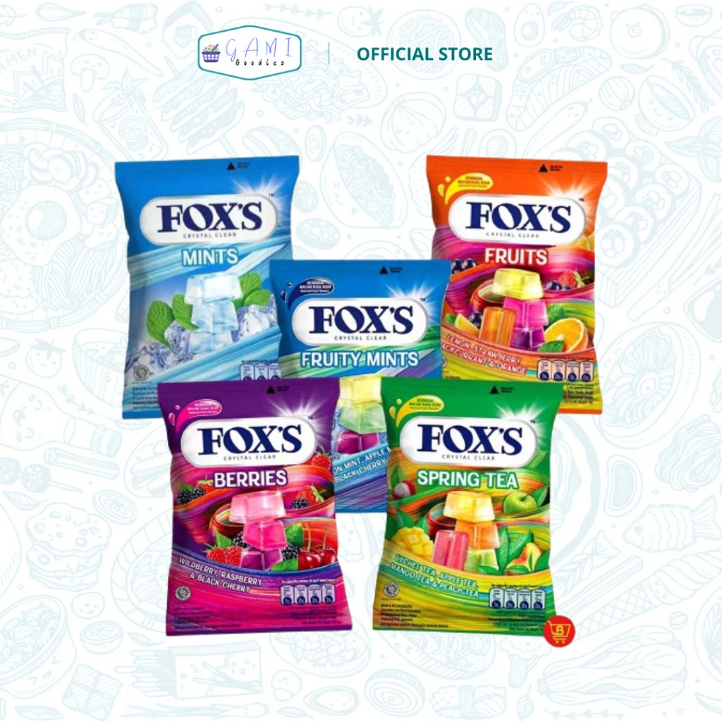 Fox's Crystal Clear -Assorted Candies - 125g | Shopee Philippines