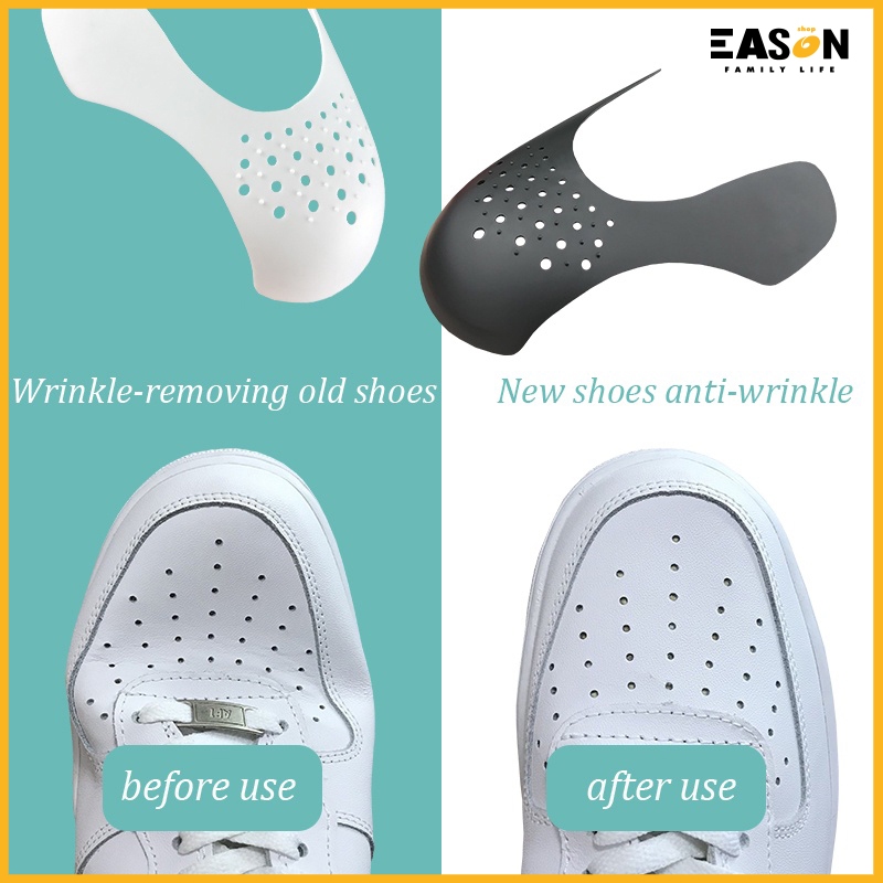 EasonShop 1Pair Shoes Anti Crease Protection Sneakers Toe Caps Anti ...