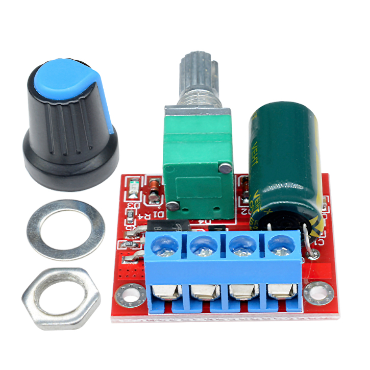 1/5PCS Mini 5A PWM Max 90W DC Motor Speed Controller Board Module DC-DC ...