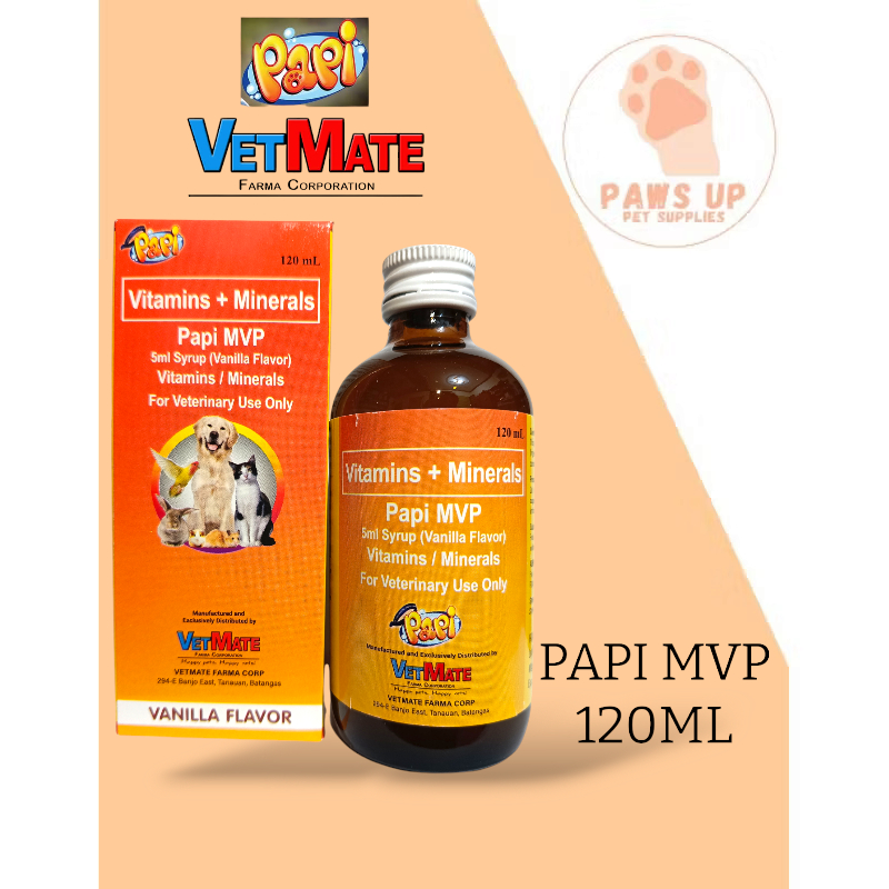 VetMate Papi MVP for Pets 120ML (1 Bottle) | Shopee Philippines