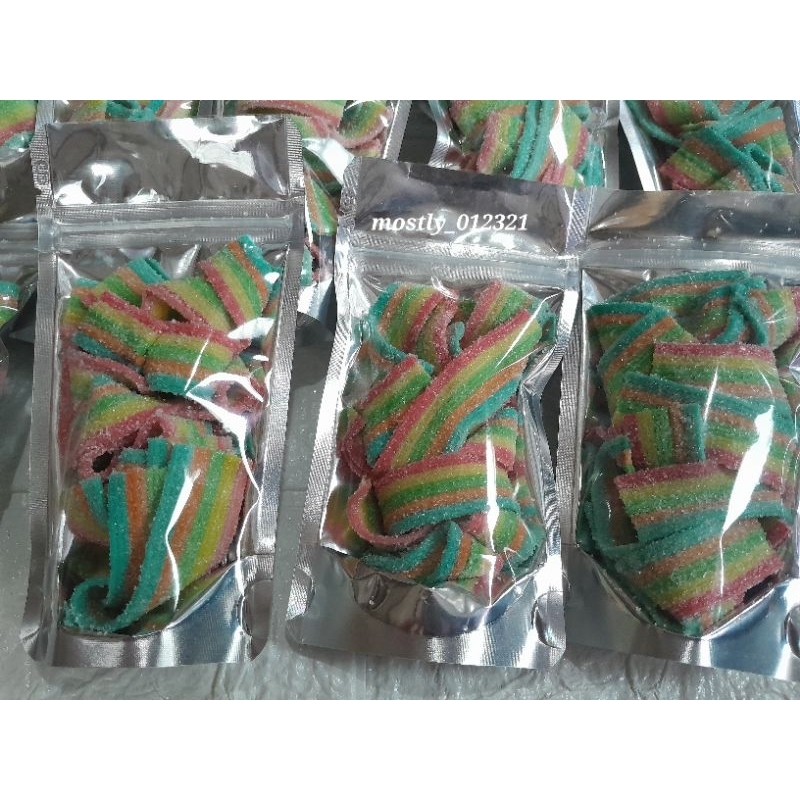 SOUR BELTS GUMMY CANDY IN A POUCH | Shopee Philippines