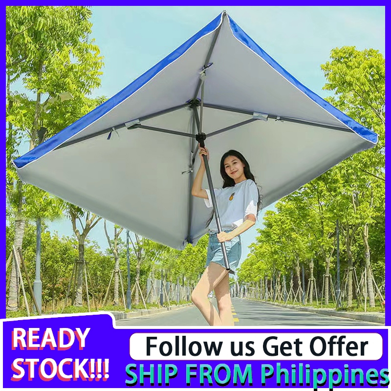2M*2M Square Retractable Big Umbrella Awning Canopy Of Garden Roofing ...