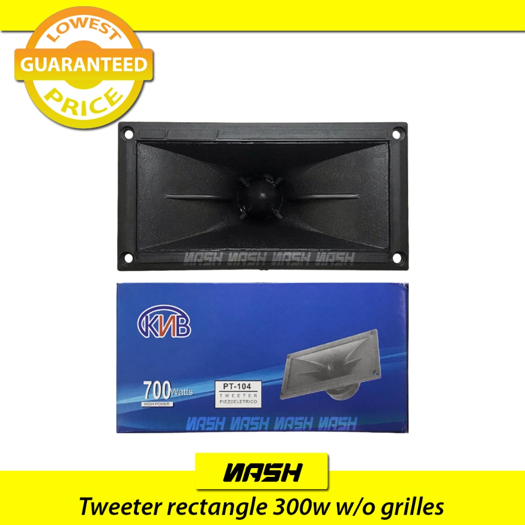TWEETER PIEZOE PT-104 300 WATTS, HIGH POWER RECTANGULAR | Shopee ...