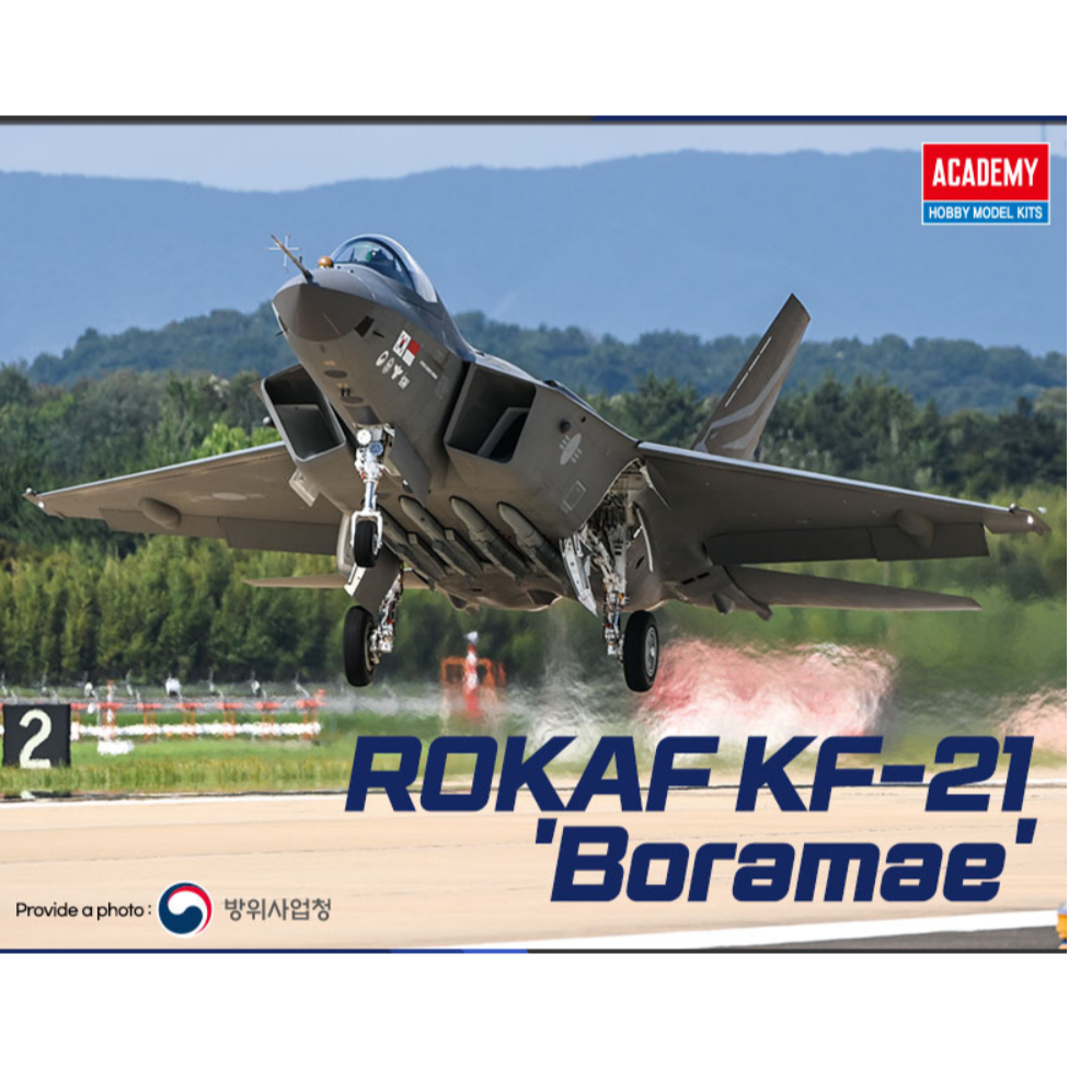 Kit Maquette Academy 1/72 Kf-21 Boramae - Rokaf, Réf 12585, Plastique, Neuf, EAN 8809845381532