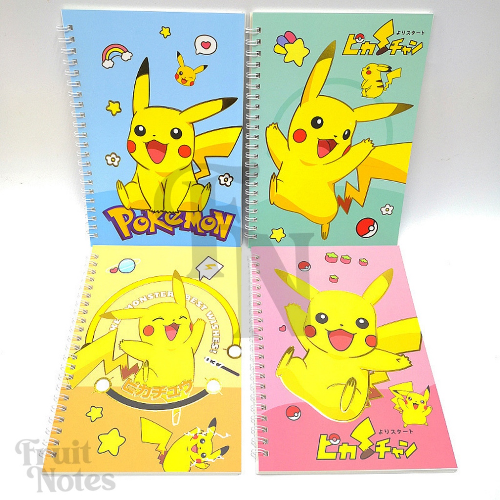 NB032 40 sheets A5 Pokemon Pikachu Notebook | Shopee Philippines