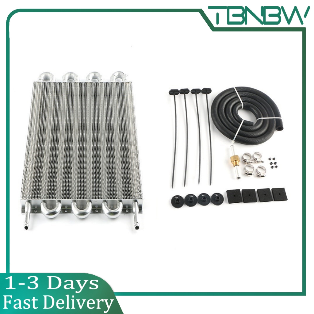 8 Row sliver Aluminum Remote Transmission Oil Cooler/Auto-Manual ...