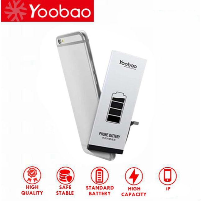 Yoobao iP Standard High Capacity Replacement Battery Shopee