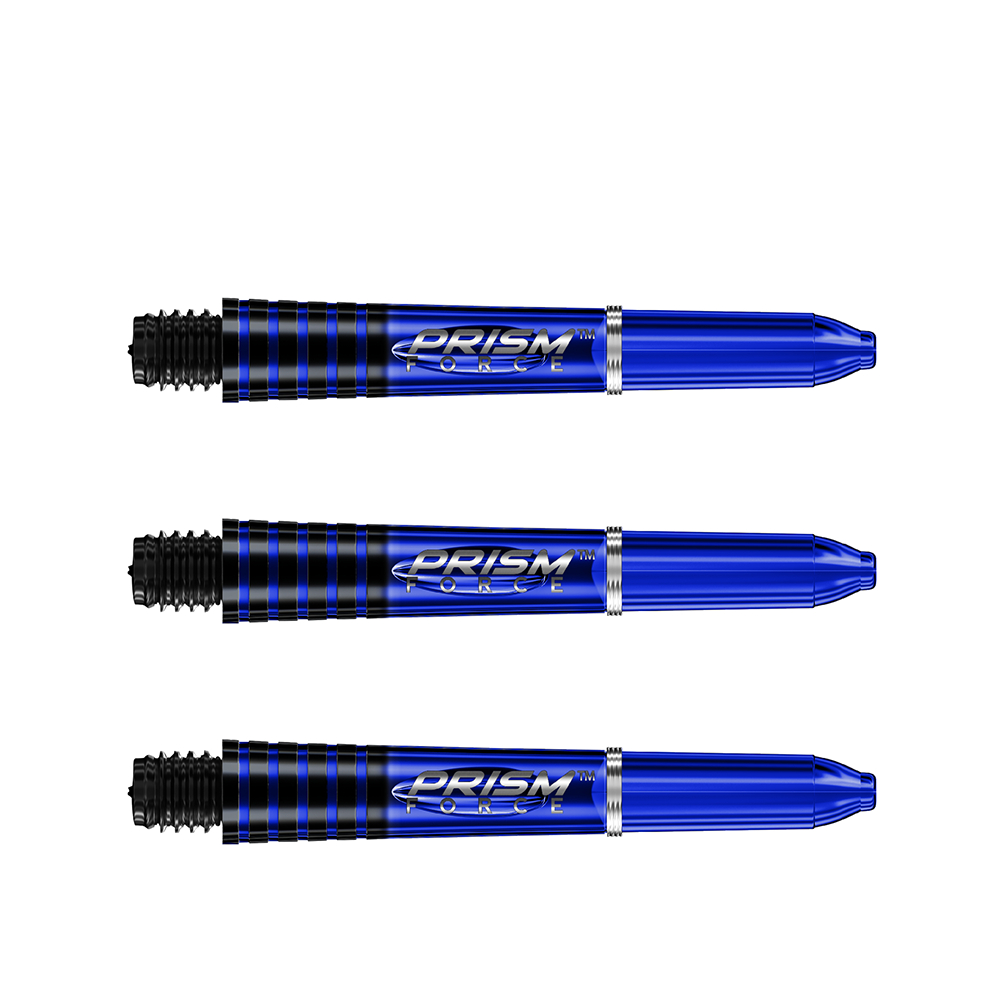 Winmau Prism Force Dart Shafts, Force Grip Stems, Medium 48mm, Green (3 Sets