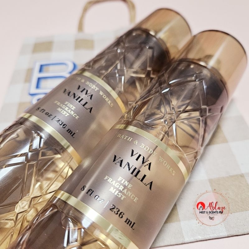 Viva Vanilla Fine Fragrance Body Mist By Bath & Body Works | Shopee ...