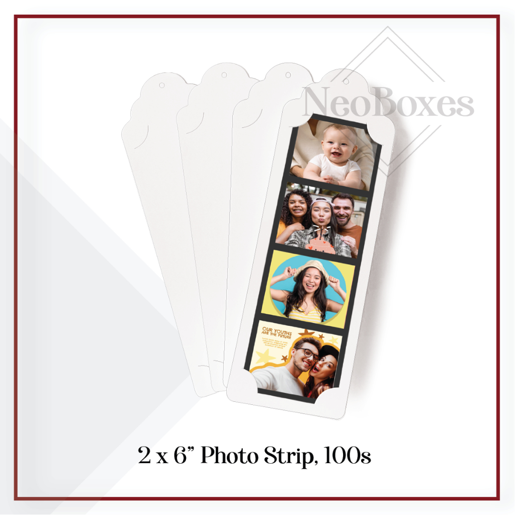 NeoBoxes | 2x6 Inches Photo bookmark strips frame (no standee) 100s ...