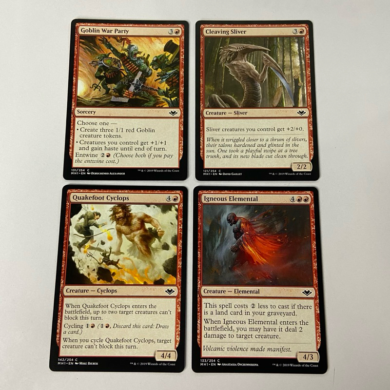 Goblin War Party #131 (NM) Modern Horizons MH1 Magic MTG