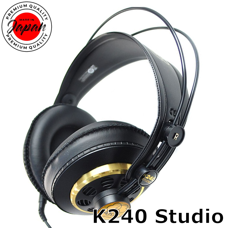 AKG / K240 Studio Semi-open Headphones K240 ST wired On-ear music live ...