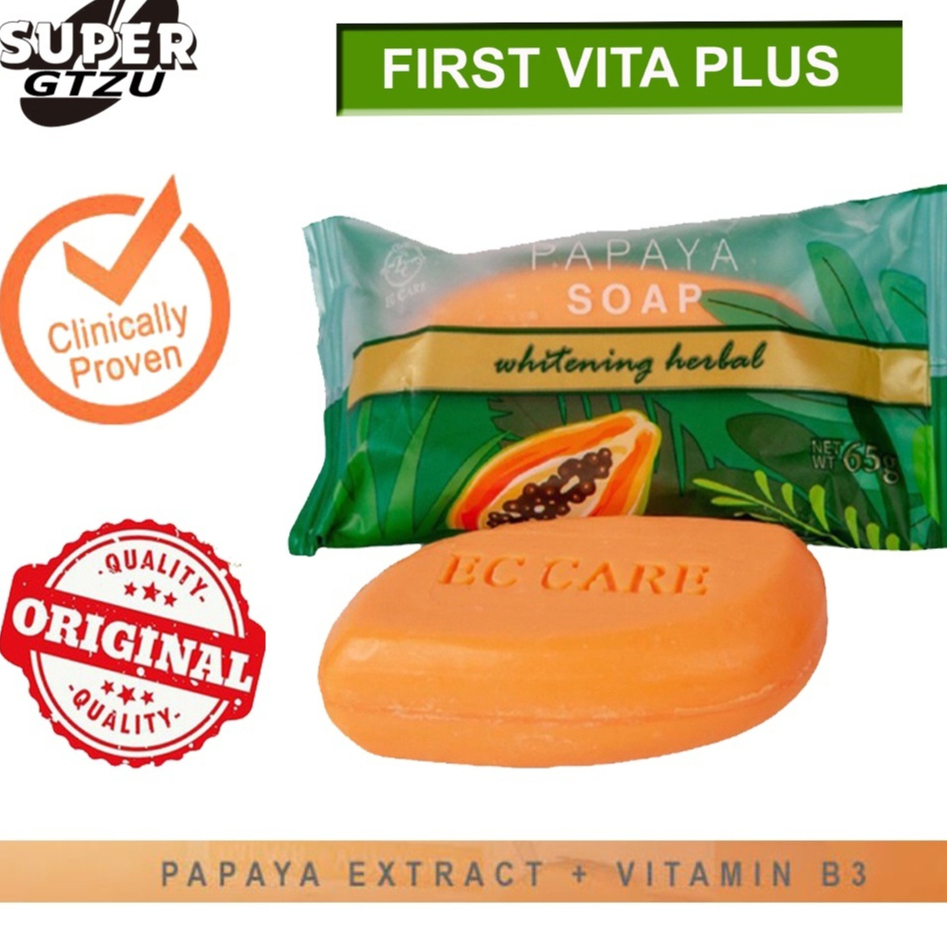 COD 65g Papaya Acne Remove Soap Pure Plant 100% Hand Made Toilet Soap ...