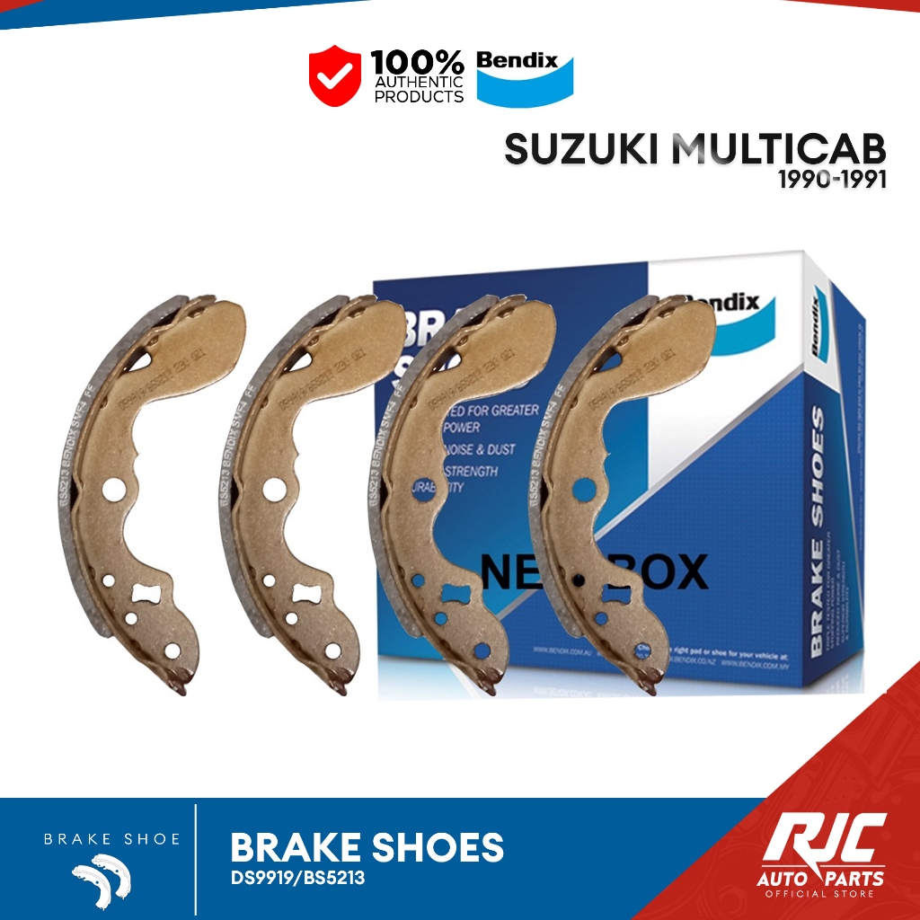 BENDIX BRAKE SHOE SUZUKI MULTICAB REAR DS9919 BS5213 1set | Shopee ...