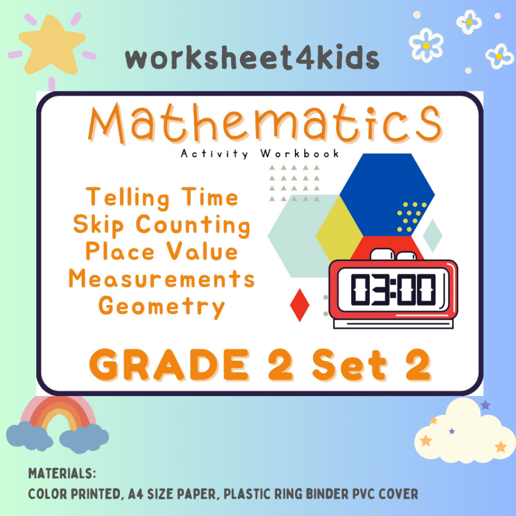 72, Pages Grade 2 Mathematics Set 2 - (2 PAGES PER SHEET) | Shopee ...
