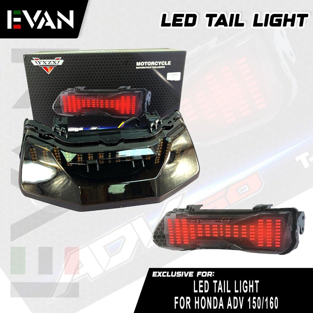EVAN.PH LED TAIL LIGHT FOR HONDA ADV 150/160 MOTORCYCLE 5605 | Shopee ...