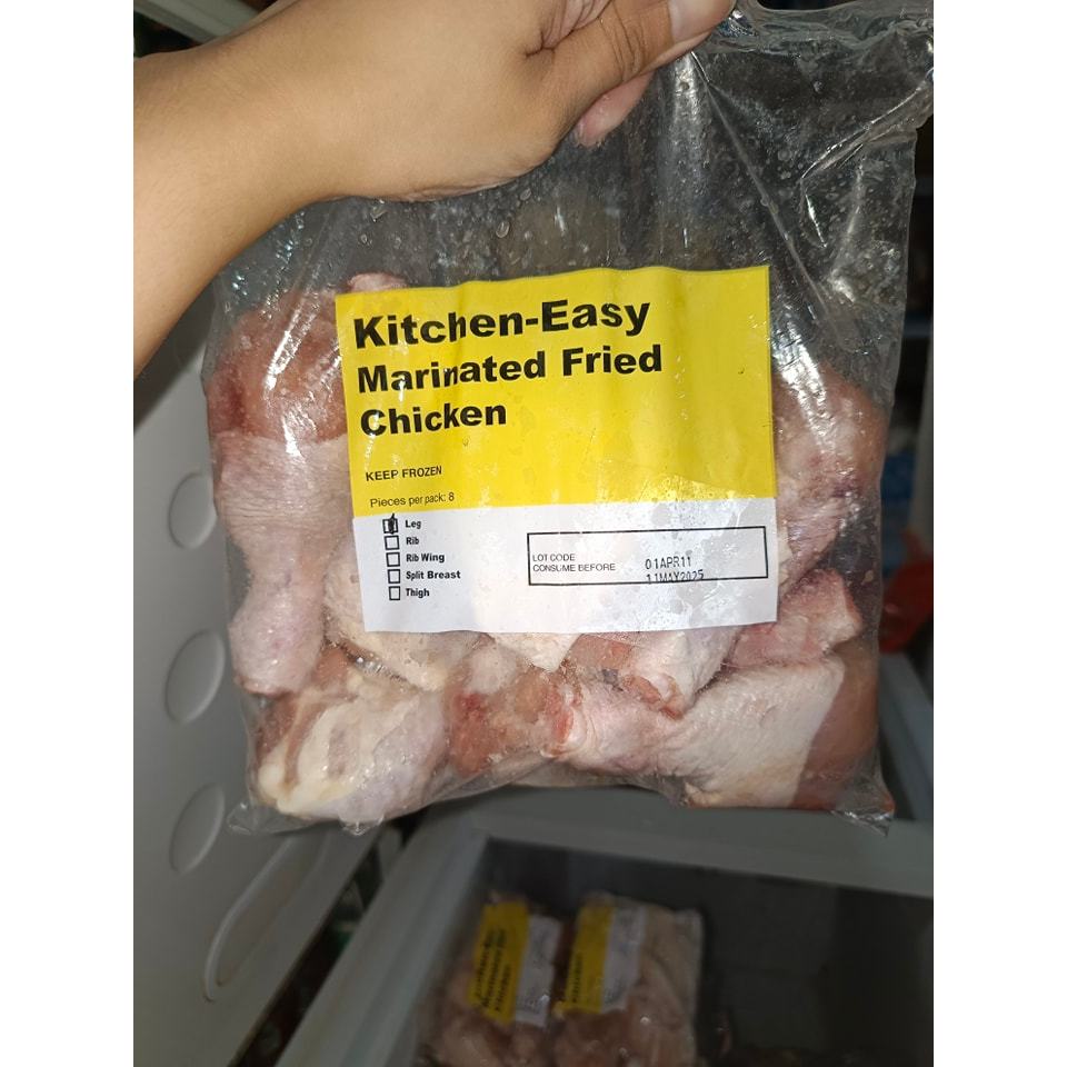 Marinated Chickenjoy Breast, Legs & Thigh (8pcs per pack) | Shopee ...