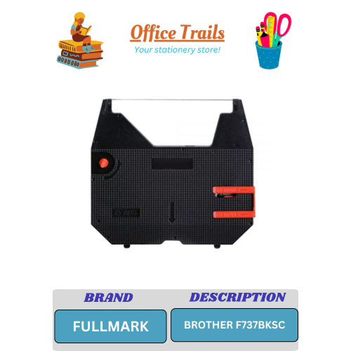 Fullmark F737BKSC BROTHER AX10 Compatible Typewriter Ribbon Correctable ...