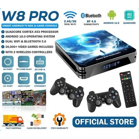 Game Box Classic Game W Pro Dual System Hd Android Tv Box Game Console Wifi Gb Shopee