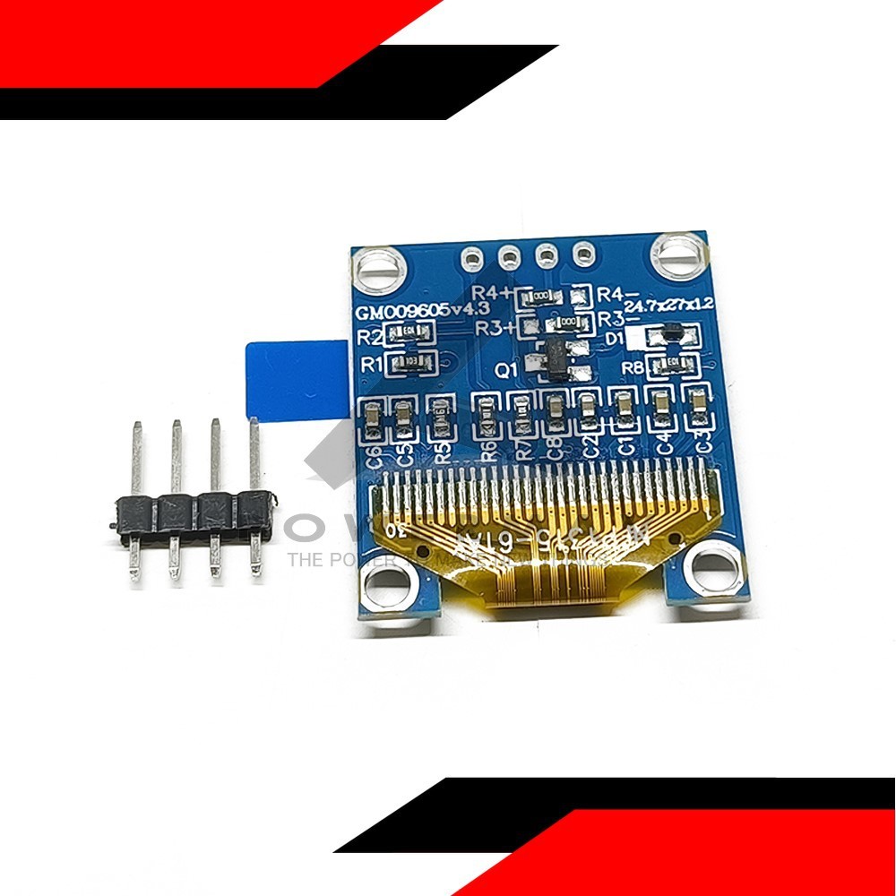 0.96 inch OLED DISPLAY 128X64 WHITE i2c 4 pin sda 128 x 64 3.3~ 5V DC ...