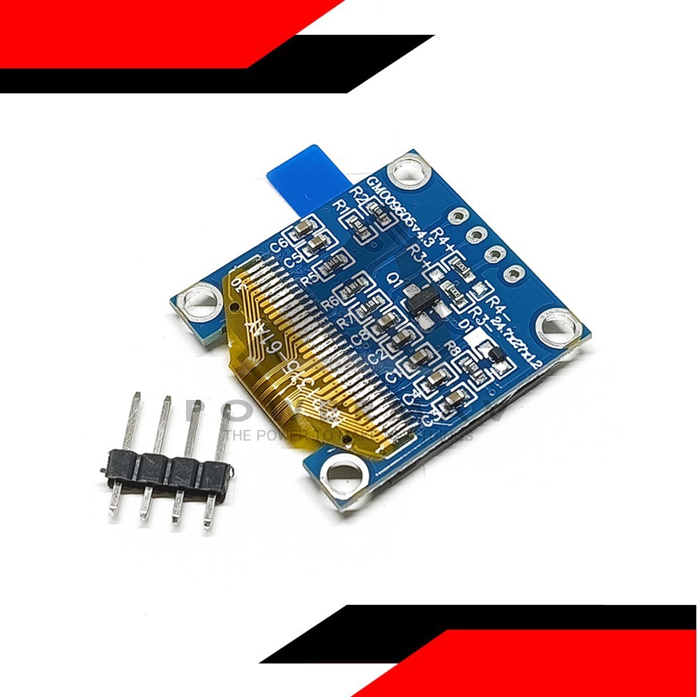 0.96 inch OLED DISPLAY 128X64 WHITE i2c 4 pin sda 128 x 64 3.3~ 5V DC ...