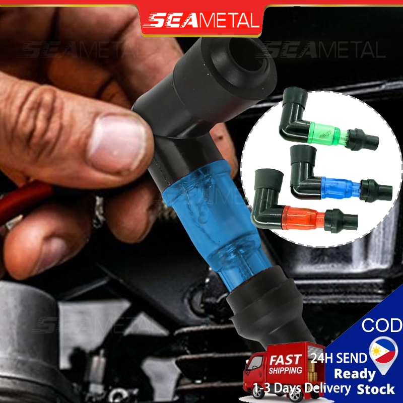 SEAMETAL Motorcycle Spark Plug Cap Boot Waterproof Ignition Socket