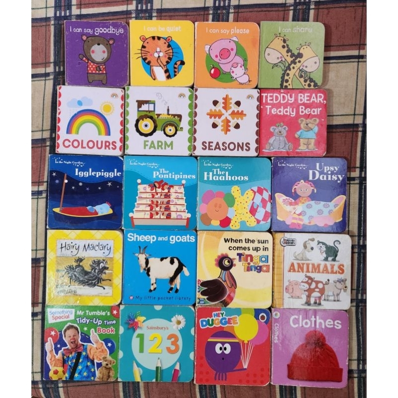 Children's Mini Board Book (Preloved) | Shopee Philippines