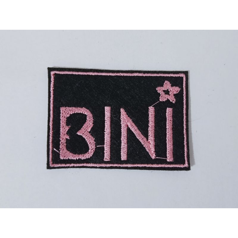 Iron-on patch bini sb19 ppop embroidered logo | Shopee Philippines