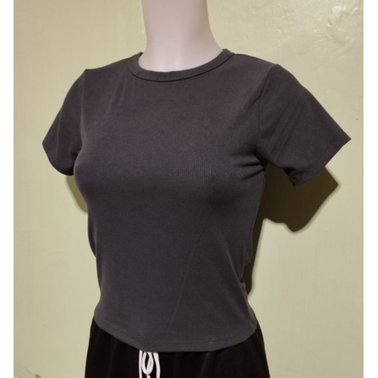 basic full length top knitted COTTON for women | Shopee Philippines