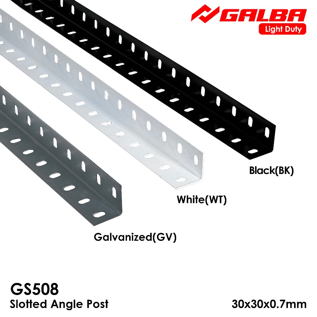 GALBA ANGLE POST (light duty) 30x30x 0.7mm for Galvanized Storage Metal ...