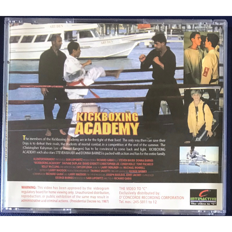 Kickboxing Academy Original VCD 2 disc Movies with Christopher Kahyman ...