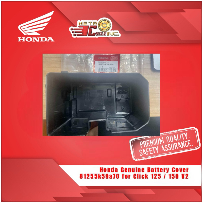 Honda Genuine Battery Cover 81255k59a70 for Click 125 / 150 V2 | Shopee ...