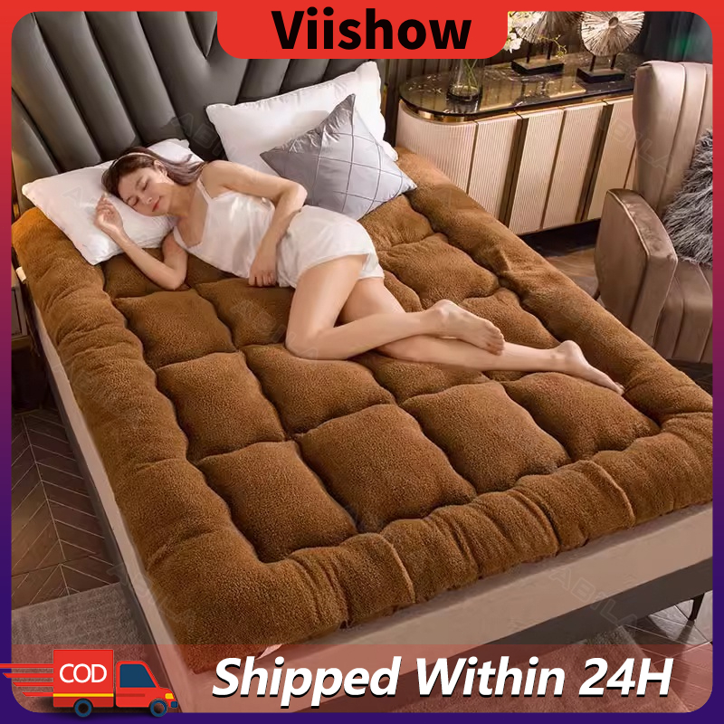 (Thickness) 2M Lamb Mattress Topper Foldable Mattress Soft For Double ...