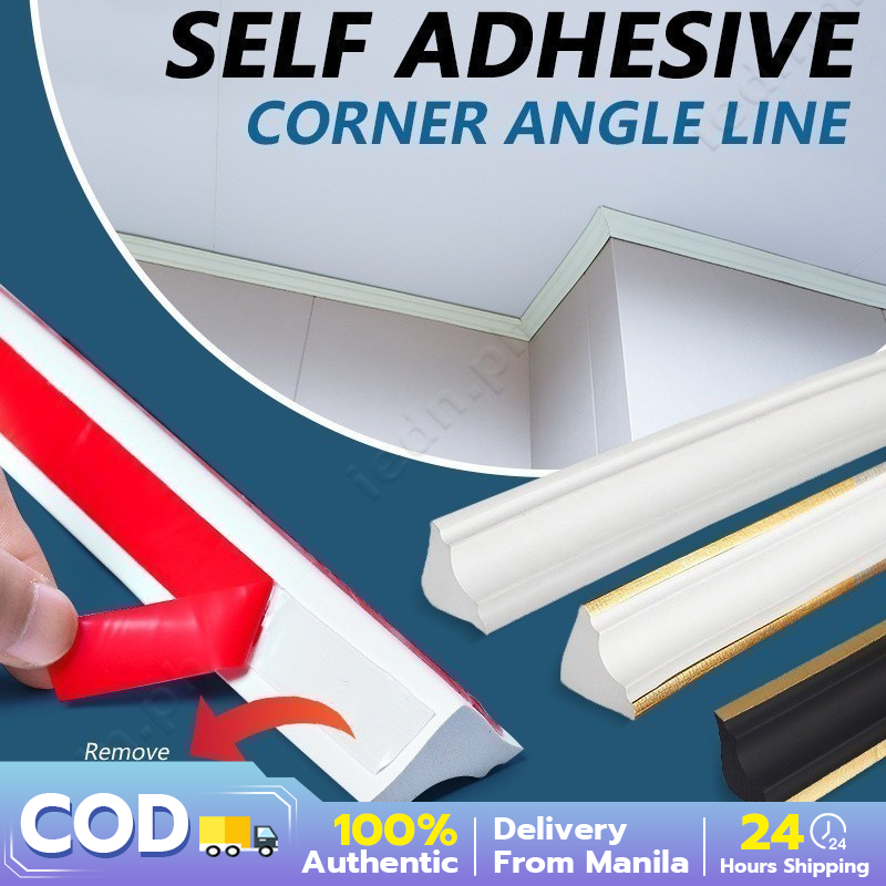 5 Meters Ceiling Corner Border Line Wall Adhesive Strip Angle Line ...