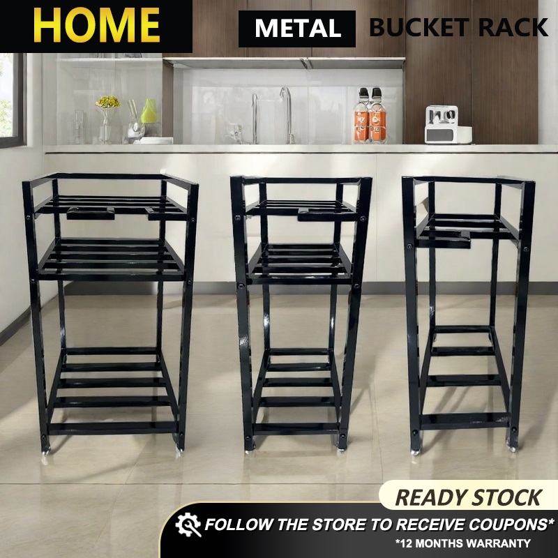 HOME FACTOR Three-tier water container rack water tank stand water ...