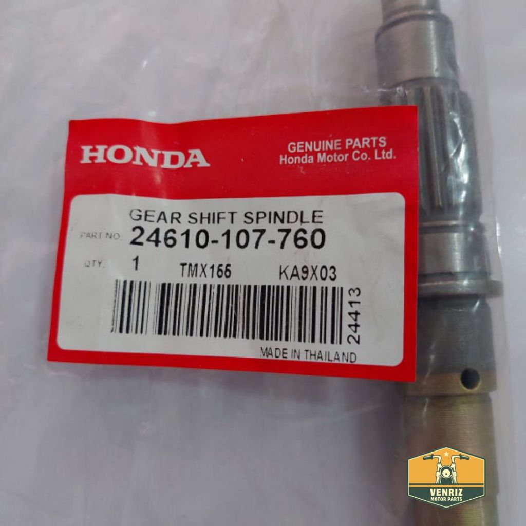 [Genuine PartNo.24610-107-760] GEAR SPINDLE KICK SHAFT AXLE - Honda ...