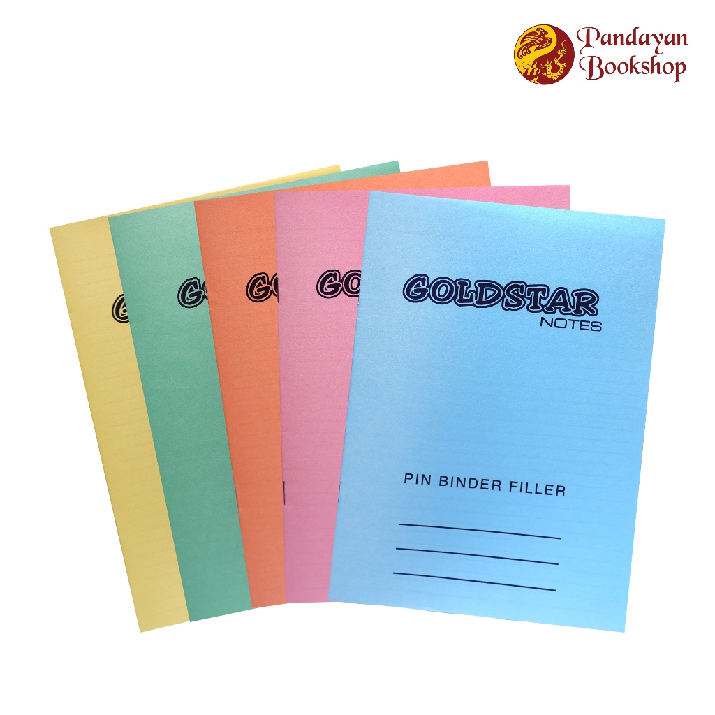 Goldstar Notes Binder Notebook Refill 5's Assorted Color | Shopee ...