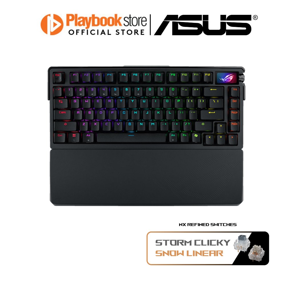 Asus ROG Azoth Extreme M702 NX Aura Sync Tri-Mode Connection Mechanical ...